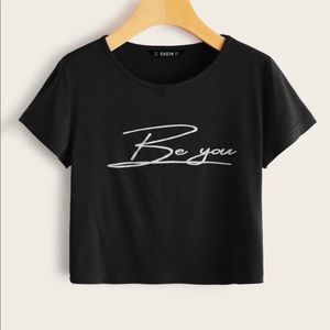 be you!! crop top